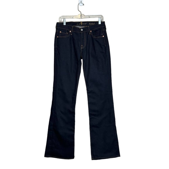 7 For All Mankind Denim - 7 for all mankind blue dark wash bootcut women jeans size 28